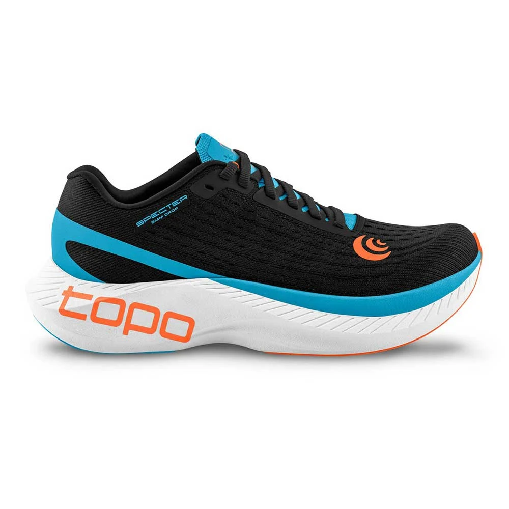 Topo Athletic Men's Specter Running Shoe-Black/Blue- Regular (D) 1 Topo Athletic Men's Specter Running Shoe-Black/Blue- Regular (D)
