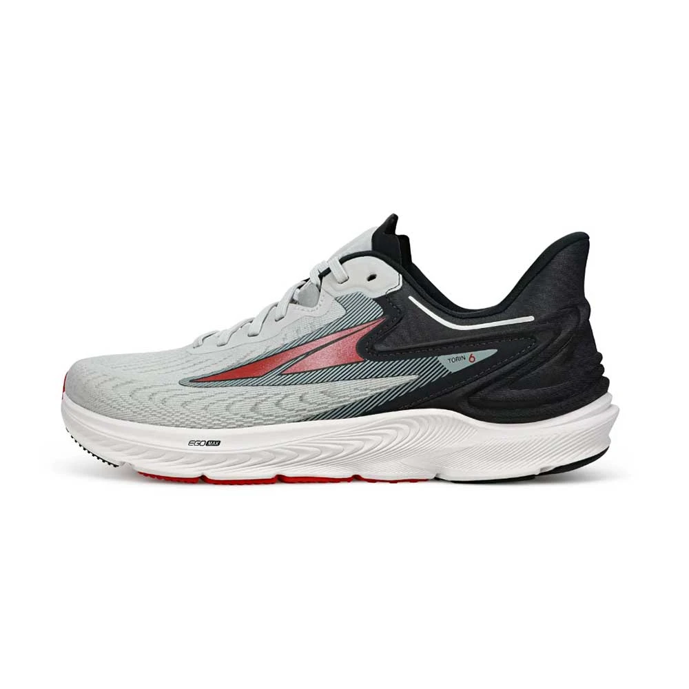 Altra Men's Torin 6 Running Shoe- Gray/Red - Regular (D) 3 Altra Men's Torin 6 Running Shoe- Gray/Red - Regular (D) - Image 3