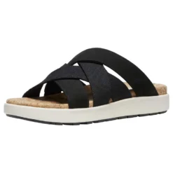 Keen Women's Elle Mixed Slide - Black/Birch - Regular (B) -Patagonia Shop elle mix