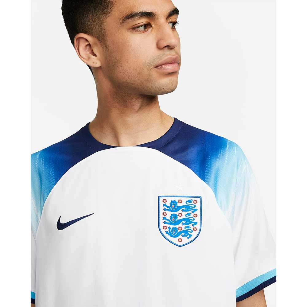 Nike Men's England 2022/23 Dri-FIT Home Stadium Jersey - White/Blue Fury 5 Nike Men's England 2022/23 Dri-FIT Home Stadium Jersey - White/Blue Fury - Image 5