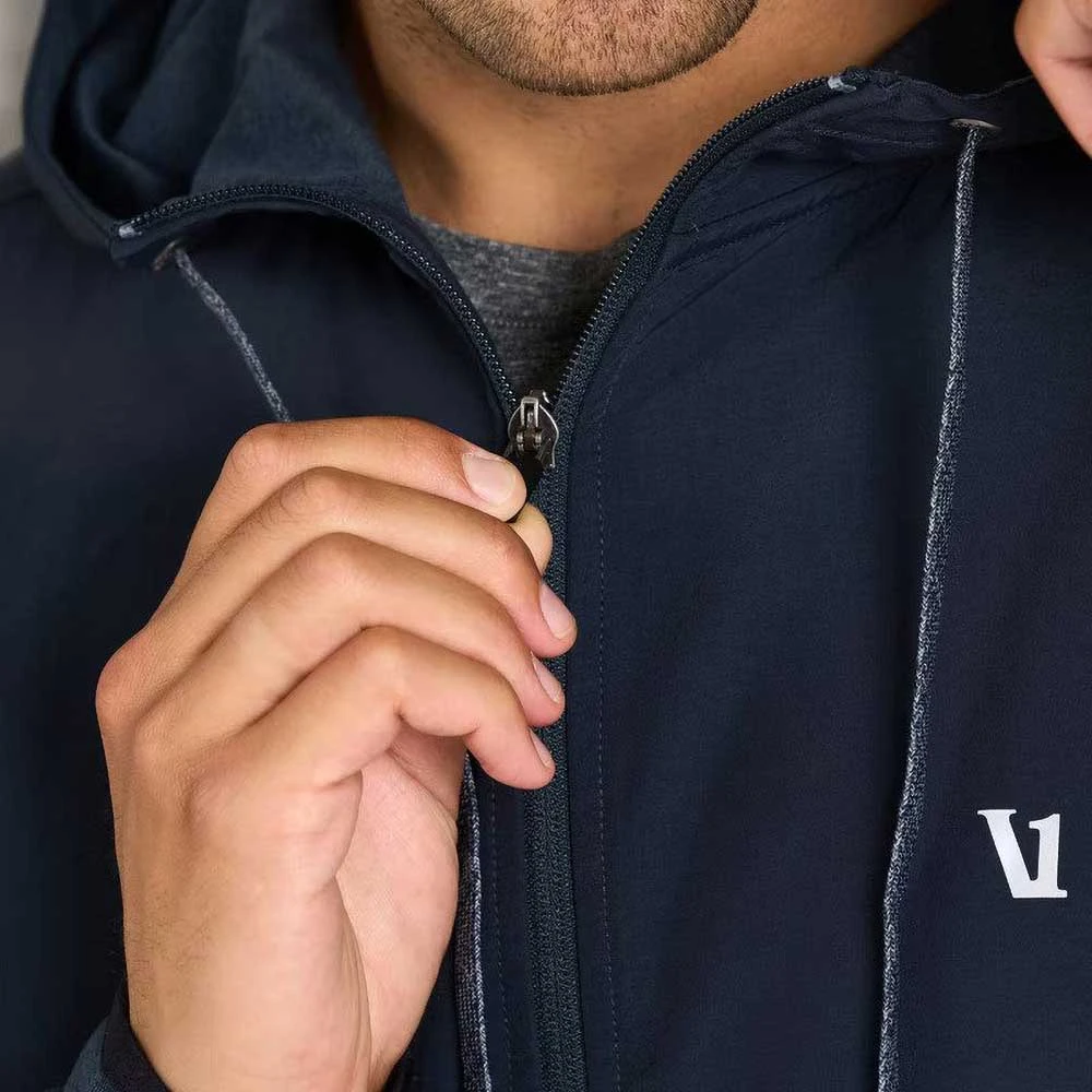 Vuori Men's Sunday Element Jacket - Ink Heather 4 Vuori Men's Sunday Element Jacket - Ink Heather - Image 4