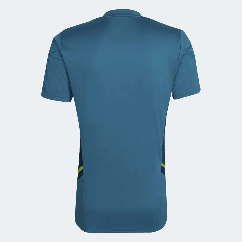 ADIDAS Men's Juventus Training Jersey - Active Teal 7 ADIDAS Men's Juventus Training Jersey - Active Teal - Image 7