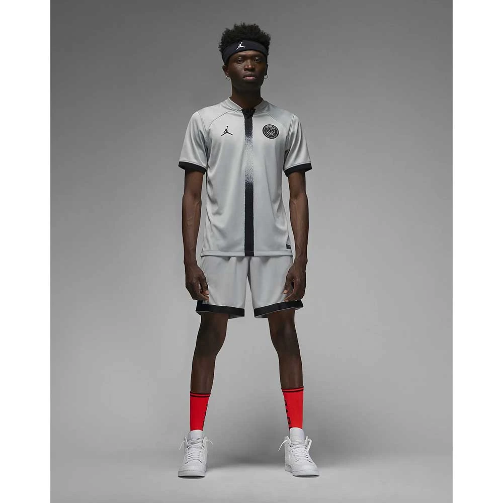 Nike Men's Paris Saint-Germain 2022/23 DF Away Stadium Jersey - Lt Smoke Grey 2 Nike Men's Paris Saint-Germain 2022/23 DF Away Stadium Jersey - Lt Smoke Grey - Image 2