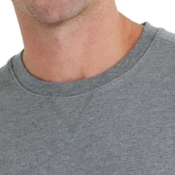 Men's Bamboo Heritage Fleece Crew - Heather Graphite -Patagonia Shop heritage fleece crew heather graphite men top 3 600x 1