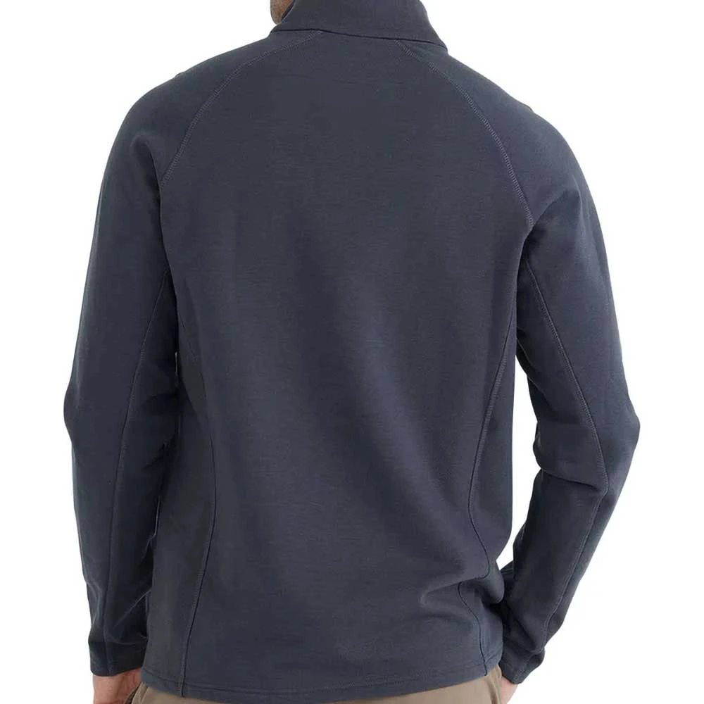 Men's Bamboo Heritage Fleece Quarter Zip - Graphite 2 Men's Bamboo Heritage Fleece Quarter Zip - Graphite - Image 2
