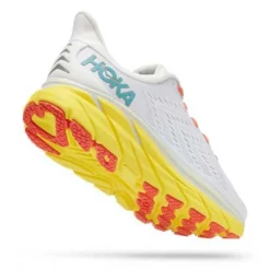 Hoka Men's Clifton 8 Running Shoe - Blanc De Blanc/Illuminating— Regular (D) -Patagonia Shop hoka heren clifton 8 1119393 bdbi 03