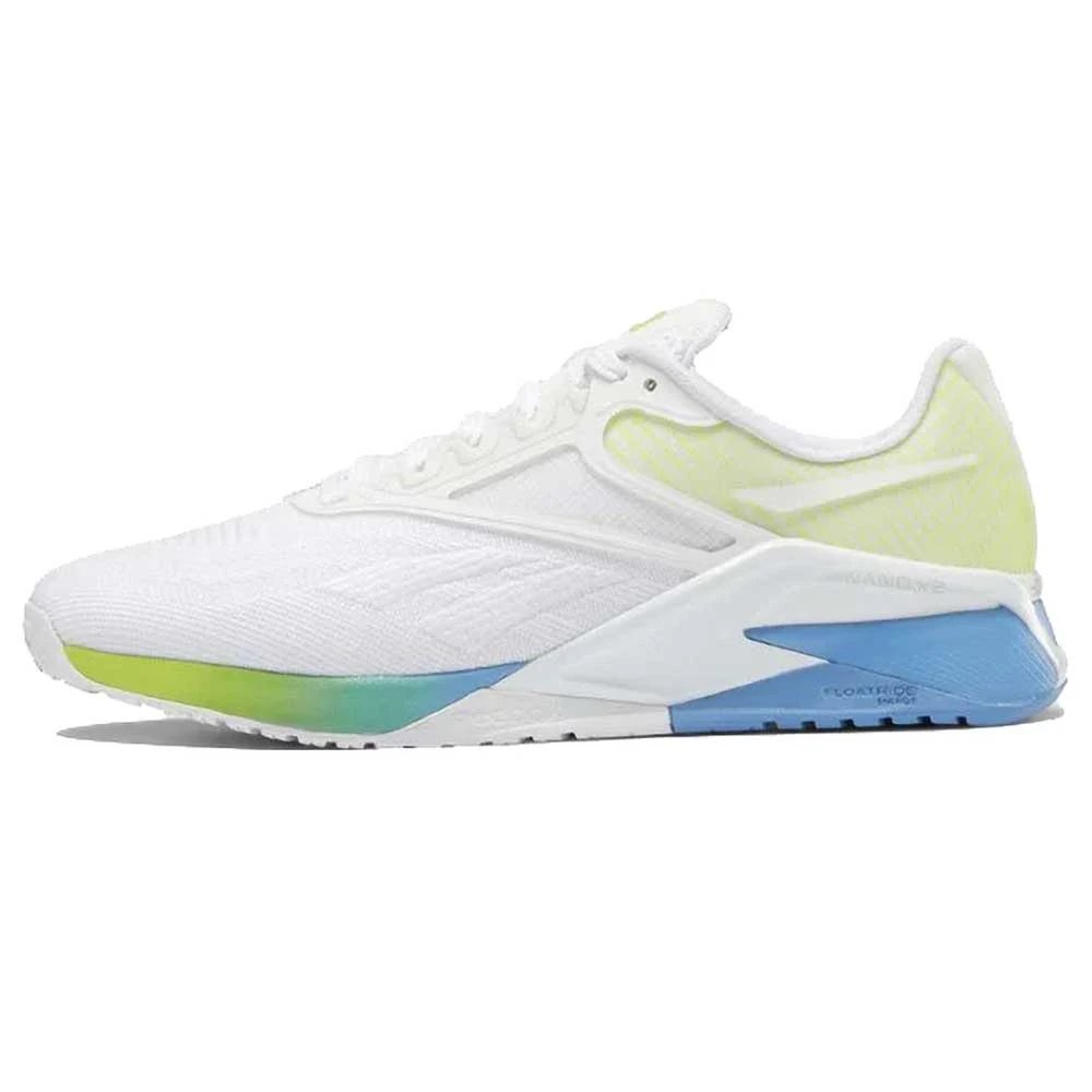 Reebok Women's Nano X2 Training Shoe - Ftwr White/Essential Blue/Acid Yellow - Regular (B) 2 Reebok Women's Nano X2 Training Shoe - Ftwr White/Essential Blue/Acid Yellow - Regular (B) - Image 2