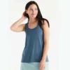 Women's Bamboo Motion Racerback Tank - Slate Blue