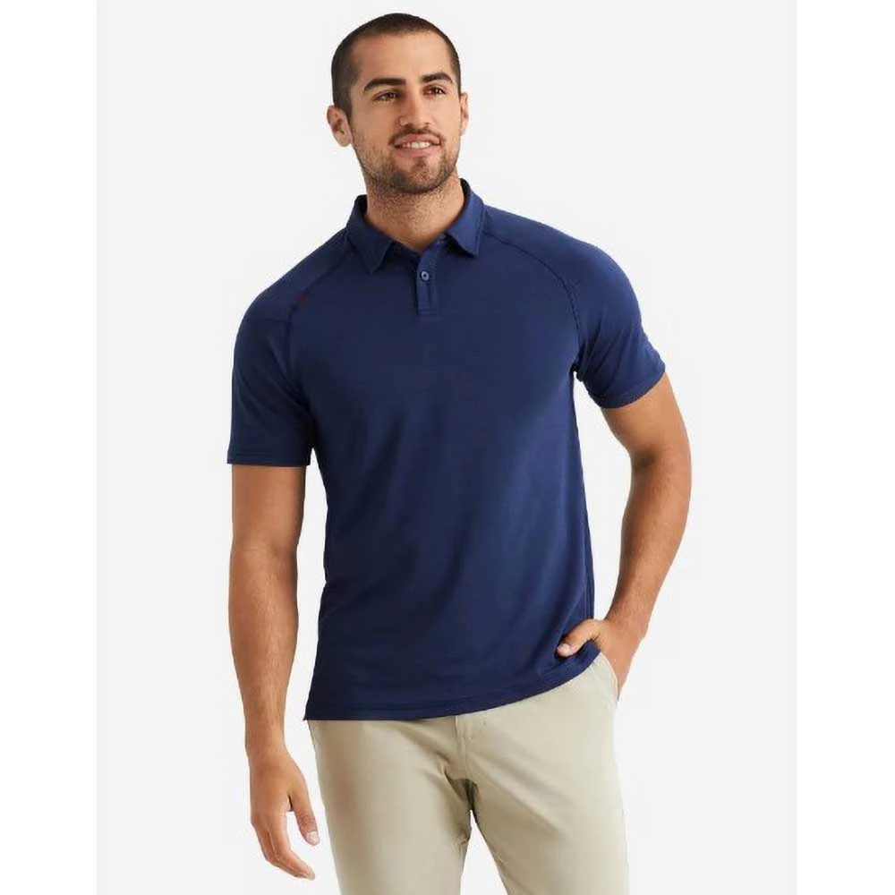 Men's Delta Pique Polo - Navy 4 Men's Delta Pique Polo - Navy - Image 4