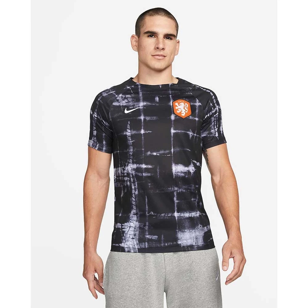 Men's Nike Netherlands DF PM Top - Black/Black 2 Men's Nike Netherlands DF PM Top - Black/Black - Image 2