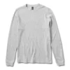 Vuori Men's Waffle Crew - Light Heather Grey