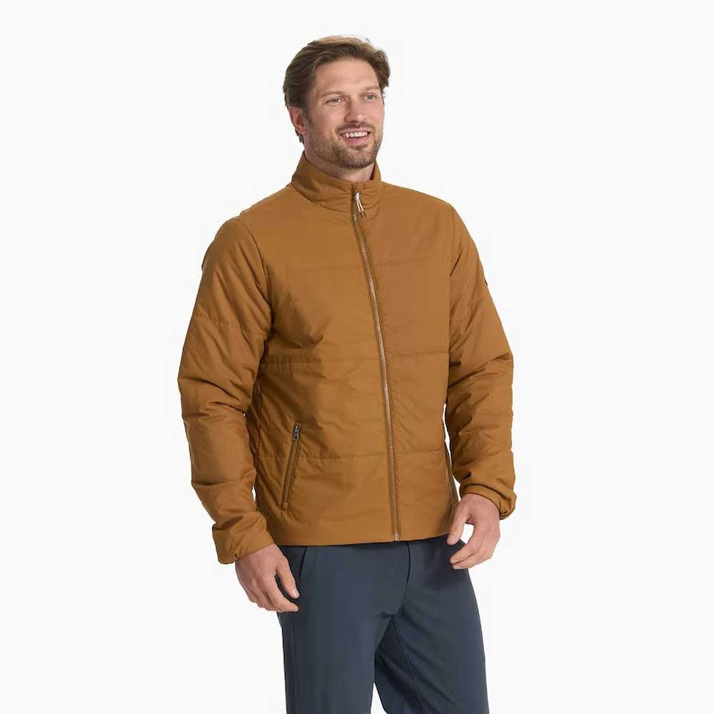 Vuori Men's Echo Insulated Jacket - Camel 2 Vuori Men's Echo Insulated Jacket - Camel - Image 2
