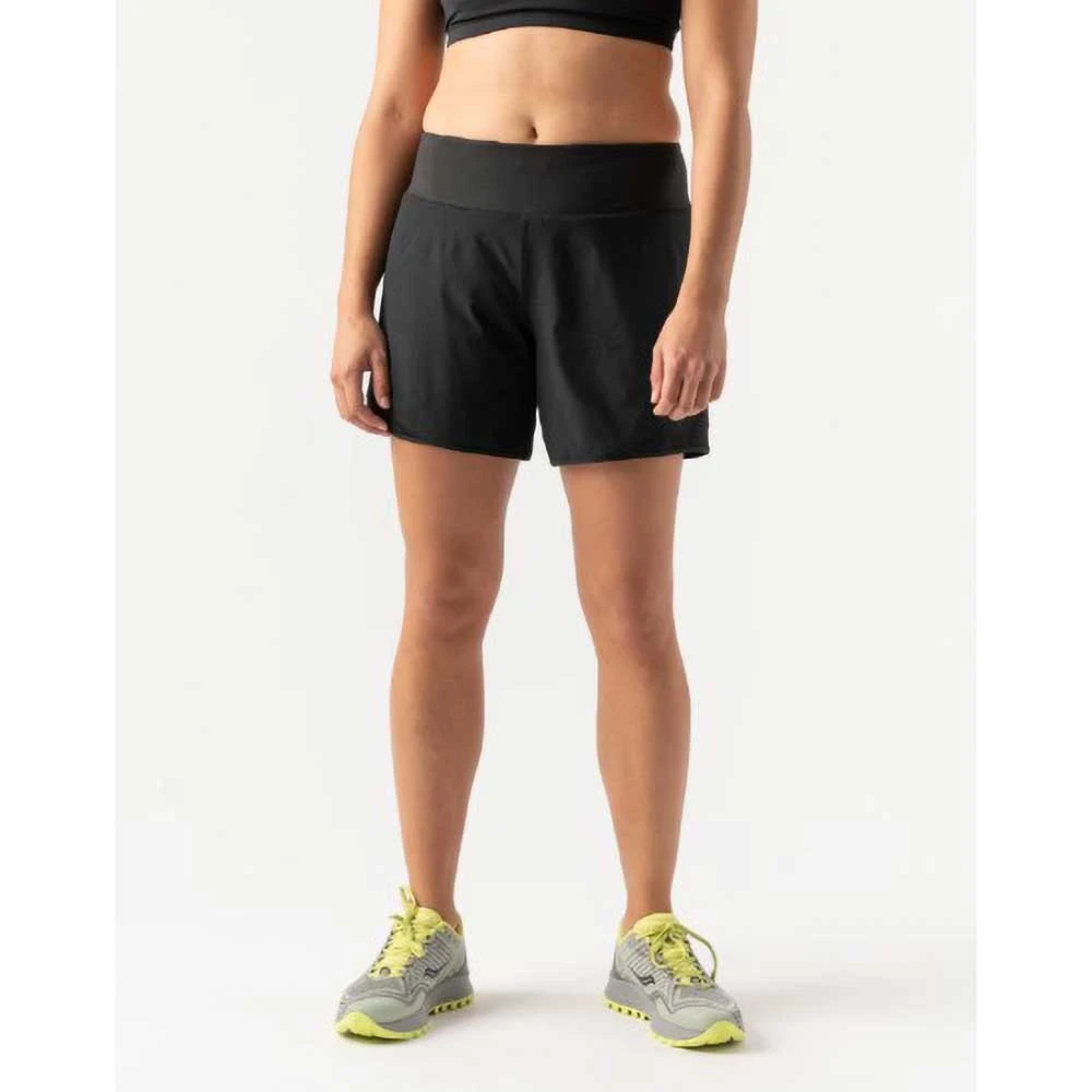 Women's Run Always Relax Low Rise 6in Shorts - Black 1 Women's Run Always Relax Low Rise 6in Shorts - Black