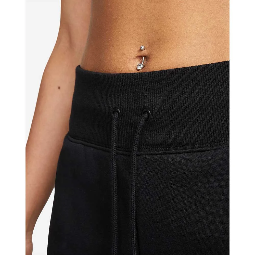 Nike Women's Fleece High Rise Pant Wide - Black 4 Nike Women's Fleece High Rise Pant Wide - Black - Image 4
