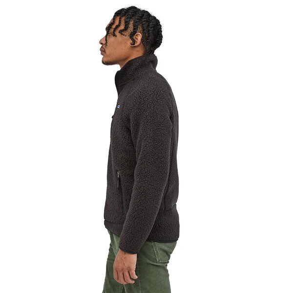 Patagonia Men's Retro Pile Jacket - Black 2 Patagonia Men's Retro Pile Jacket - Black - Image 2