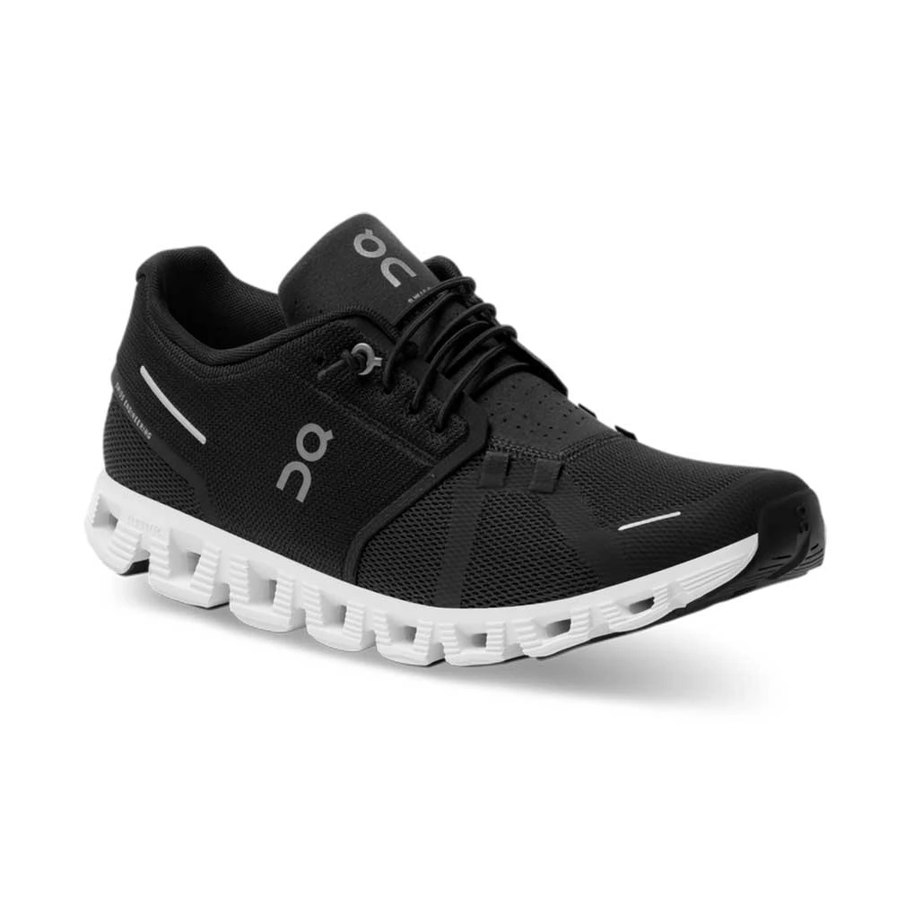 On Running Men's Cloud 5 Running Shoe - Black/White -Regular (D) 2 On Running Men's Cloud 5 Running Shoe - Black/White -Regular (D) - Image 2