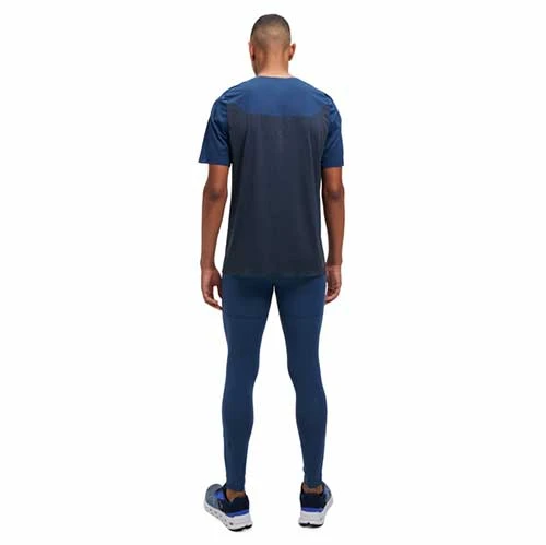 On Running Men's Performance-T - Denim/Navy 2 On Running Men's Performance-T - Denim/Navy - Image 2