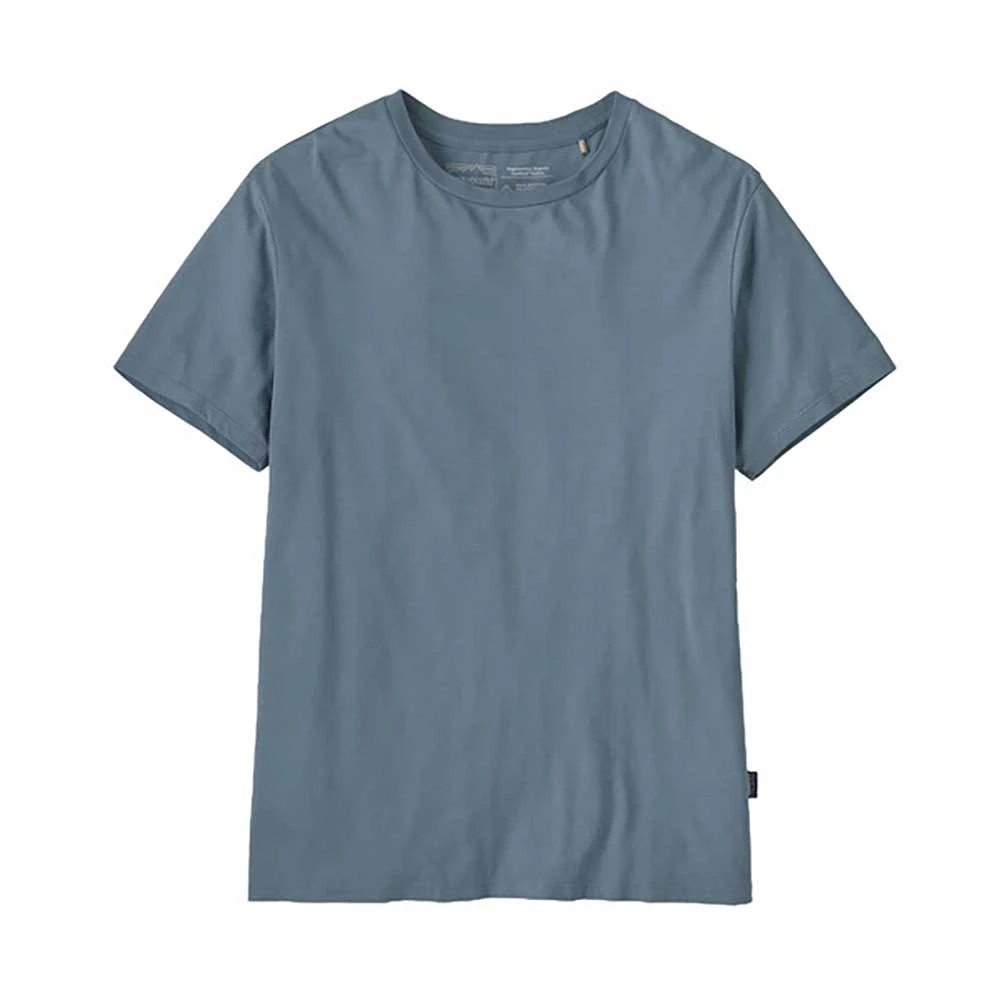 Patagonia Unisex Regenerative Organic Certified Cotton Lightweight Tee - Light Plume Grey 1 Patagonia Unisex Regenerative Organic Certified Cotton Lightweight Tee - Light Plume Grey