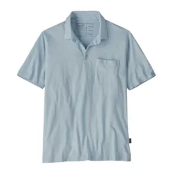 Patagonia Men's Cotton In Conversion Lightweight Polo - Steam Blue