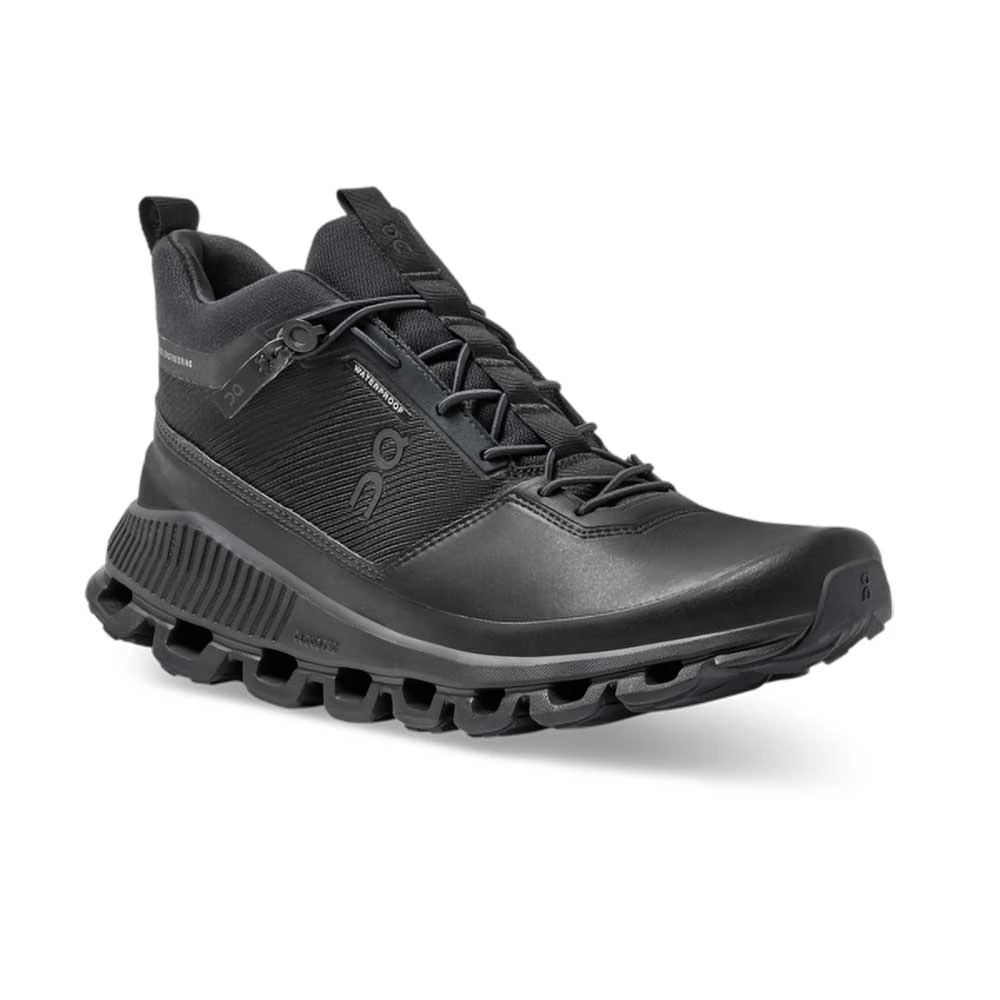On Running Women's Cloud Hi Waterproof Running Shoe - All Black - Regular (B) 2 On Running Women's Cloud Hi Waterproof Running Shoe - All Black - Regular (B) - Image 2