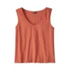 Patagonia Women's Regenerative Organic Certified Cotton Tank - Quartz Coral