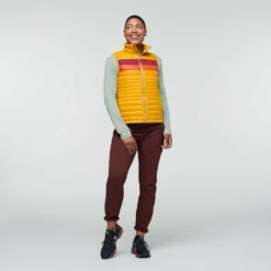 Cotopaxi Women's Fuego Down Vest - Amber Stripes -Patagonia Shop webimage 33A080E6 AA19 4573 86B4BBECB8BD93C0