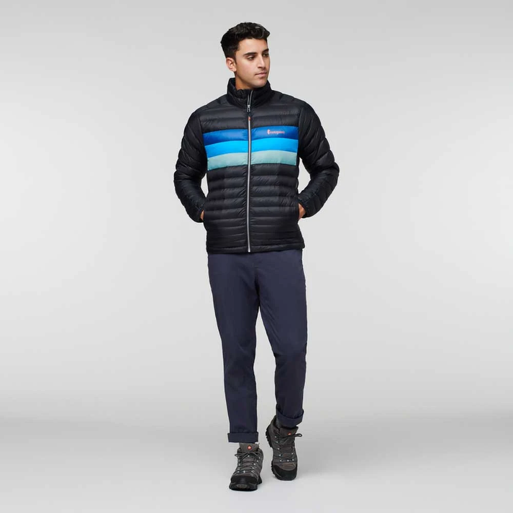 Cotopaxi Men's Fuego Down Jacket - Black/Pacific Stripes 3 Cotopaxi Men's Fuego Down Jacket - Black/Pacific Stripes - Image 3