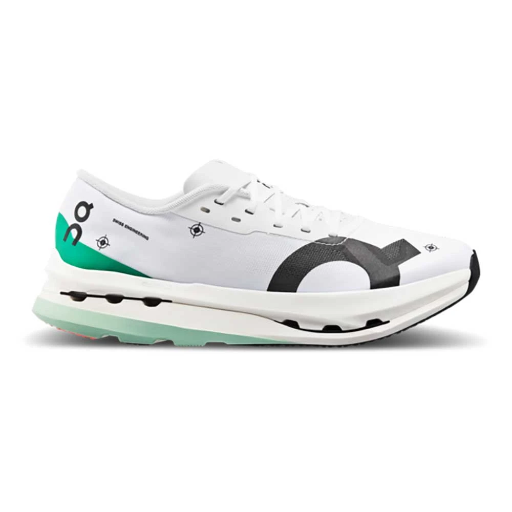 On Running Women's Cloudboom Echo 3 Running Shoe - Undyed-White/Mint - Regular (B) 1 On Running Women's Cloudboom Echo 3 Running Shoe - Undyed-White/Mint - Regular (B)