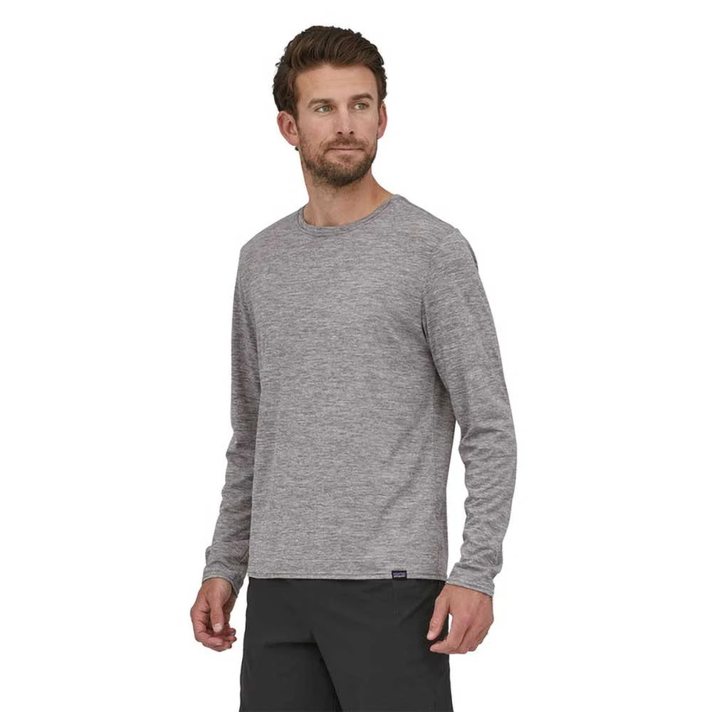 Patagonia Men's Long-Sleeved Capilene Cool Daily Shirt - Feather Grey 6 Patagonia Men's Long-Sleeved Capilene Cool Daily Shirt - Feather Grey - Image 6