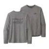 Patagonia Men's Long Sleeved Cap Cool Daily Graphic Shirt - '73 Skyline: Feather Grey