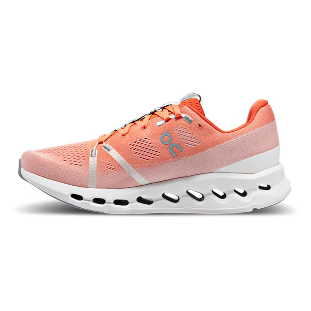 On Running Men's Cloudsurfer Running Shoe - Flame/White 3 On Running Men's Cloudsurfer Running Shoe - Flame/White - Image 3