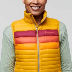 Cotopaxi Women's Fuego Down Vest - Amber Stripes -Patagonia Shop webimage D6372EB3 0560 490A B4D4DD6FC6CD5CC7