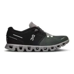 On Running Women's Cloud 5 Running Shoe - Black/Lead - Regular (B)