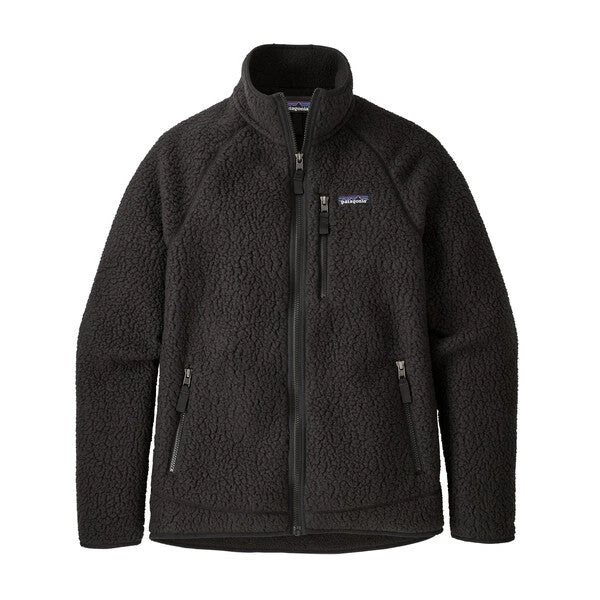 Patagonia Men's Retro Pile Jacket - Black 1 Patagonia Men's Retro Pile Jacket - Black