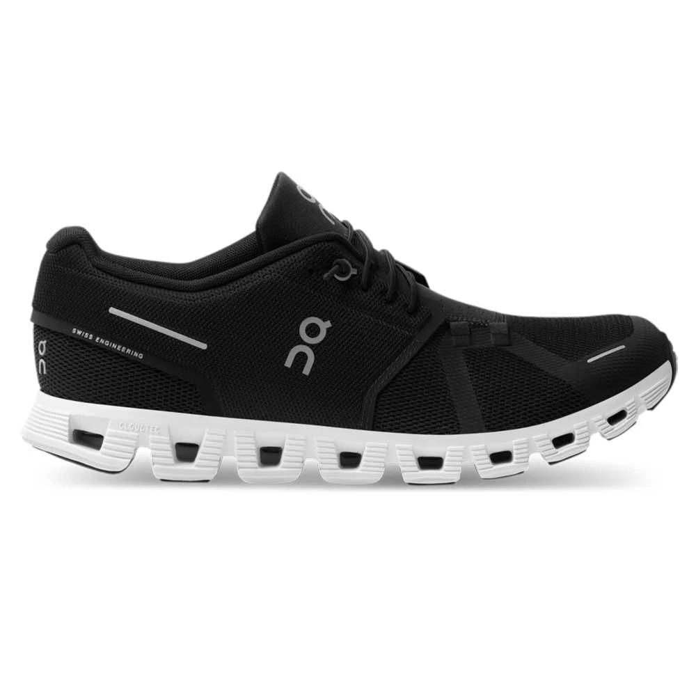 On Running Men's Cloud 5 Running Shoe - Black/White -Regular (D) 1 On Running Men's Cloud 5 Running Shoe - Black/White -Regular (D)