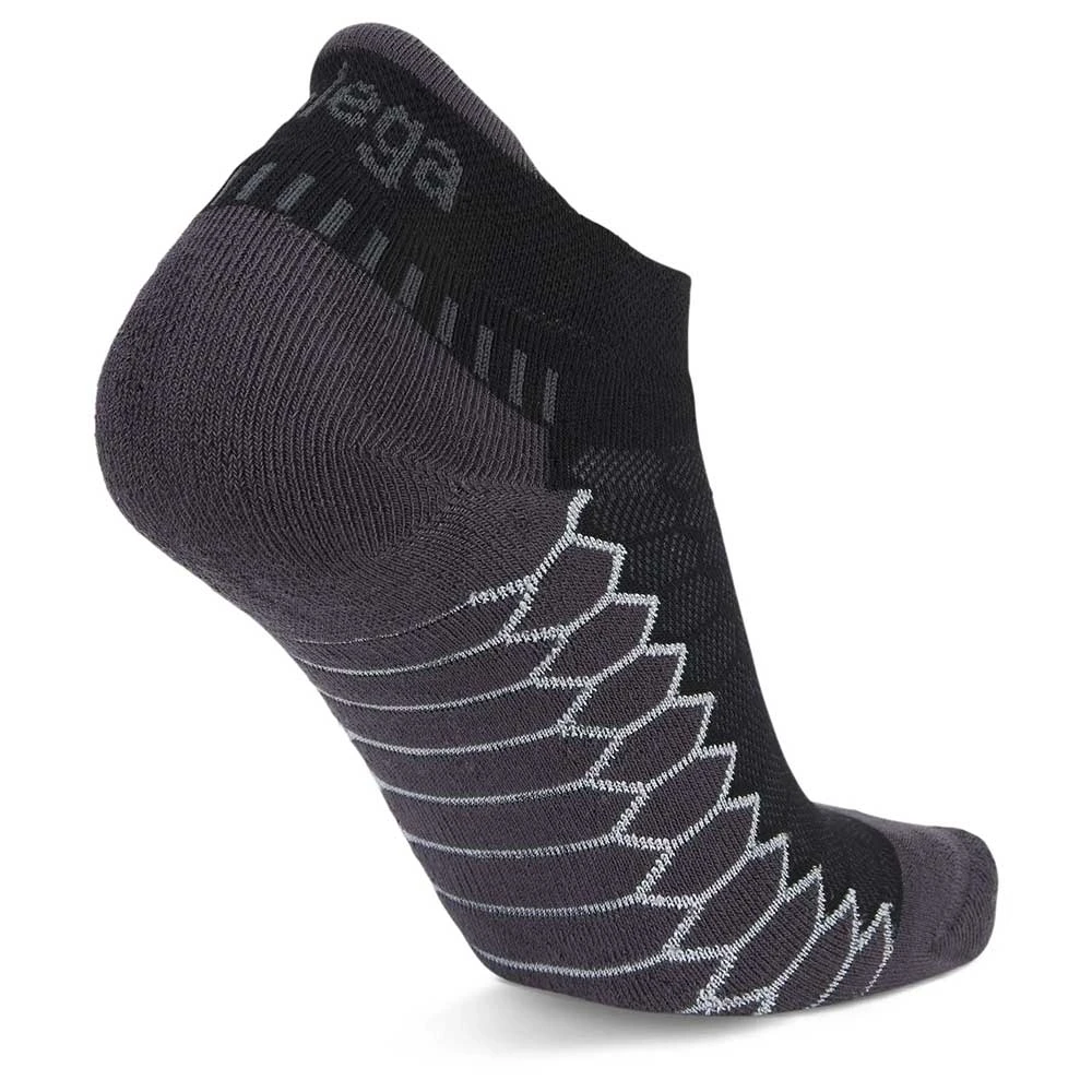 Balega Silver No Show Tab Running Socks- Black 3 Balega Silver No Show Tab Running Socks- Black - Image 3