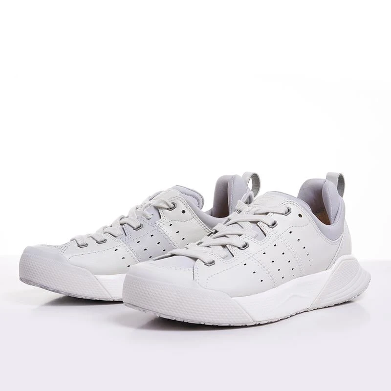 Women's X-SCAPE NBK Low Sneaker - Blanc/Light Grey - Regular (B) 3 Women's X-SCAPE NBK Low Sneaker - Blanc/Light Grey - Regular (B) - Image 3