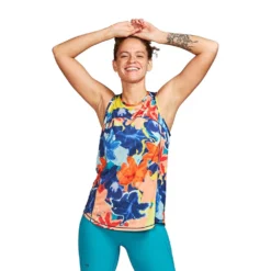 Women's Run All Day Tank - Blu Collage 9 Women's Run All Day Tank - Blu Collage -Patagonia Shop zsgl50lE