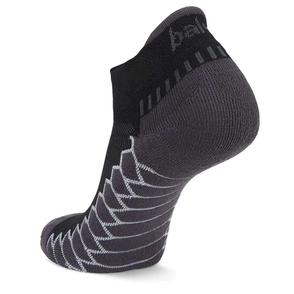 Balega Silver No Show Tab Running Socks- Black 4 Balega Silver No Show Tab Running Socks- Black - Image 4